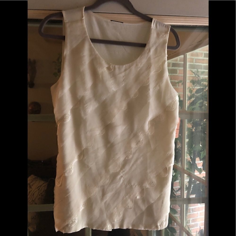 Ruffled tank top   
